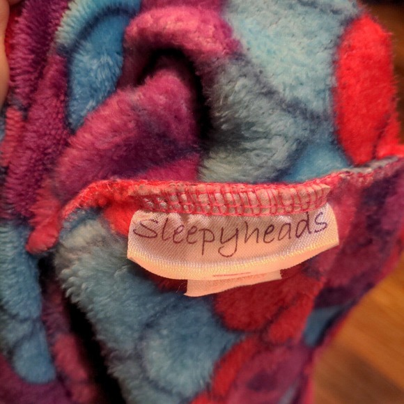 SleepyHeads Fish Tail Pajamas Multicolor One Size 56x22 Mermaid - Picture 5 of 6